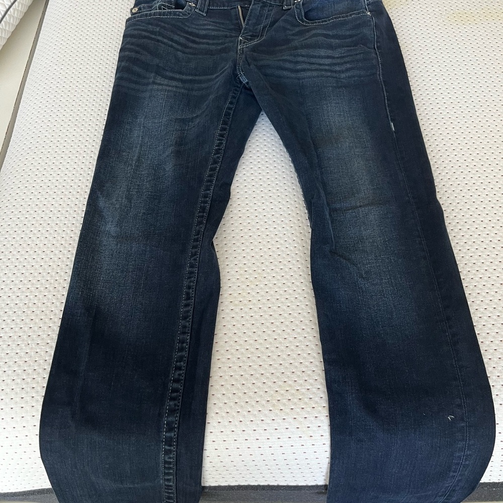Men's True Religion Rocco relaxed skinny Blue Jeans